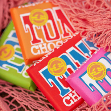 Tony's Chocolonely with print