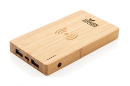 Bamboo Power bank with Wireless Charger | 5W