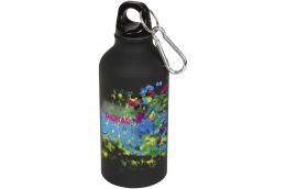 400 ml matte water bottle with carabiner