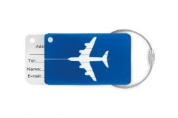 Aluminium luggage tags