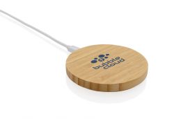 FSC bamboo 15W wireless charger