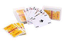 Playing Cards in plastic box with print