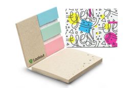 Softcover Sticky Notes Set from Grass Paper