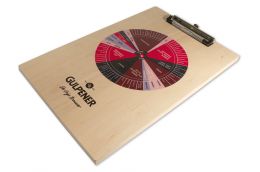 Wooden clip boards with print