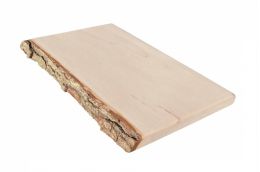Chopping Board With Single Side Bark