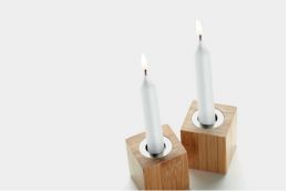 Bamboo Candle Set