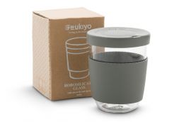 Ukiyo glass with silicone lid