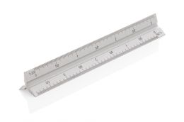 Aluminium triangular ruler 15 cm