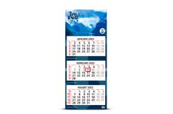 Wall Calendar 3 Months (English)