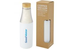 540 ml copper vacuum insulated stainless steel bottle with bamboo lid