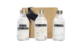 Wellmark Just Relax 3-piece 200 ml bath salt gift set