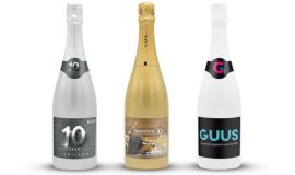 Cava with personalised sleeve
