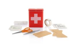 First aid tin box