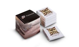 8 Chocolate cubes in a box