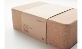 Cork yoga block