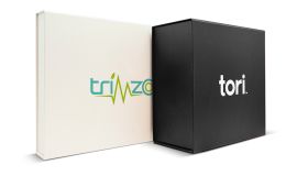 Basic Magnetic Boxes with print - White