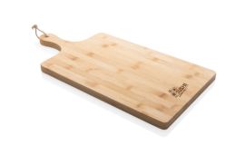 Rectangular bamboo serving board