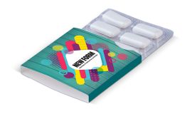 Personalised Chewing gum - 6 pcs