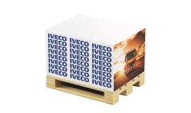 Cube block on pallet