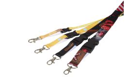 Lanyards with Buckle and Safety Clip