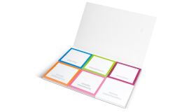Several memo pads in one cover