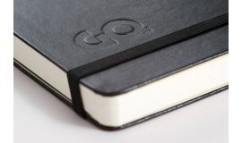 Moleskine® with debossing 