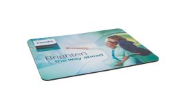 Printed plastic mouse pads