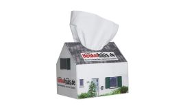 Printed House Tissue Box