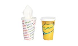 Cup with tissues
