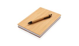 A5 Bamboo notebook & pen set