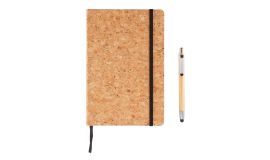A5 notebook with bamboo pen including stylus