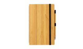 Bamboo notebook and infinity pencil set