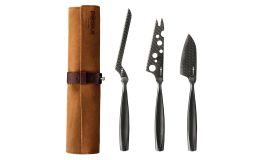 BOSKA Cheese Knife Set Monaco+ Black