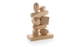 Ukiyo Crios wooden balancing rocks in pouch