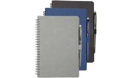 Reusable A5 hardcover notebook with pen