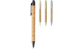 Midar cork and wheat straw ballpoint pen (black ink)