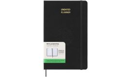Moleskine hard cover undated L weekly planner