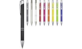 Moneta aluminium click ballpoint pen (blue ink)