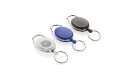RCS recycled ABS roller clip keychain