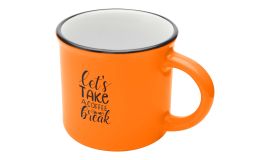 Vintage gloss mug with logo 240 ml